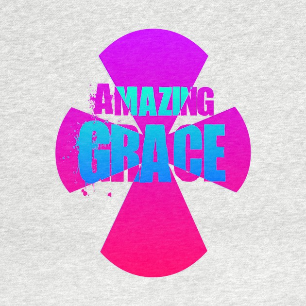 Amazing Grace Christian Cross by AlondraHanley